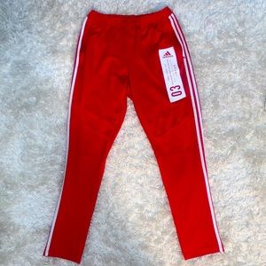 Red Comfy Adidas Track Pants